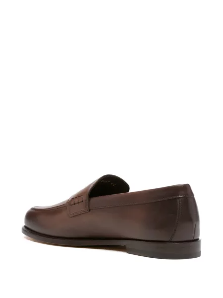 Pantofi loafer Doucal's din piele maro