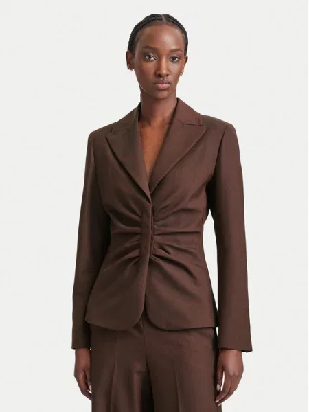 Marella sako za žene s dodatkom vune MLLFUMANA smeđa