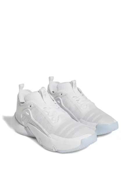 Prugaste trčanje tenisice Adidas Cloudfoam s kristalima crvena