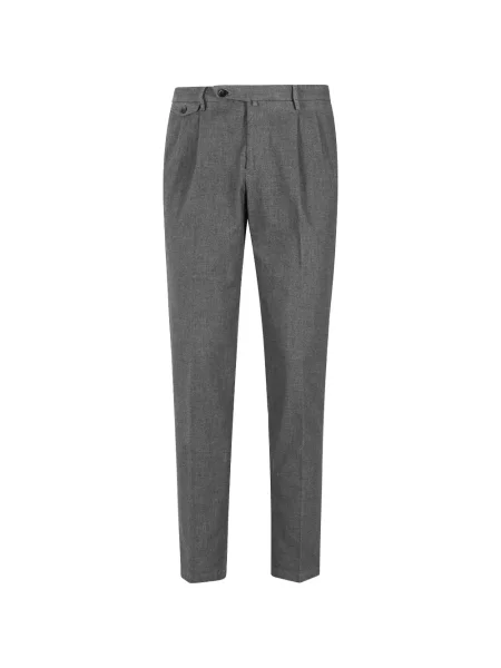 Plisované kalhoty Briglia 1949 šedé