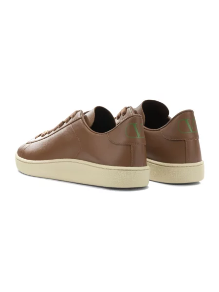Sneakersy Valentino Garavani skórzane brązowe