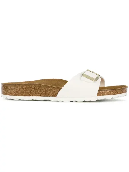 Презрамки сандали Birkenstock с катарама бяло
