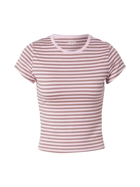 HOLLISTER Tricou maro ruginiu roz