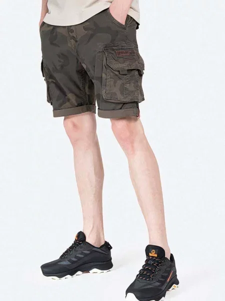 Kratke hlače Alpha Industries zelena