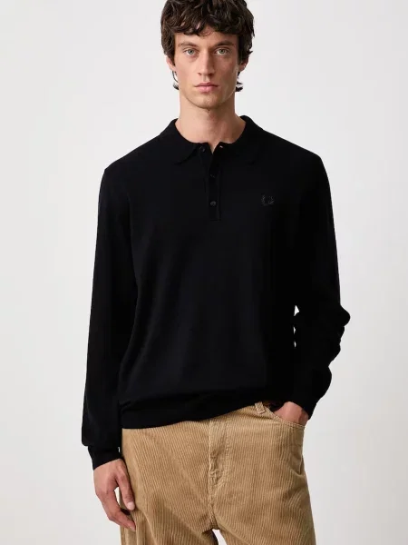 Fred Perry pulover cu lână pentru bărbați