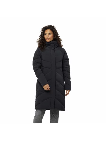 Зимова куртка Jack Wolfskin Marienplatz Coat темно-сірий сіра