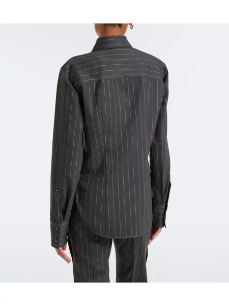 Cămașă Sportmax de lână gri