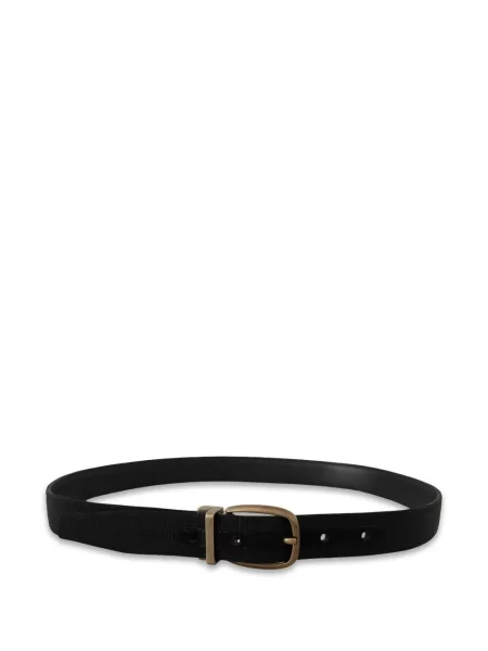 Cu centură curea Dolce & Gabbana din piele cu cataramă negru