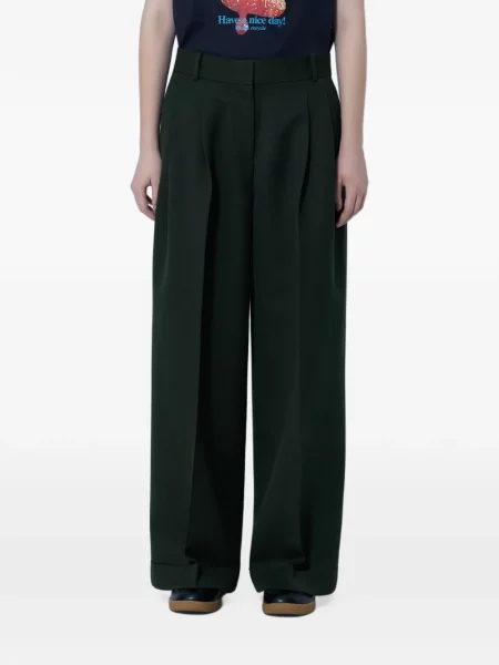 Pantaloni Ganni verde