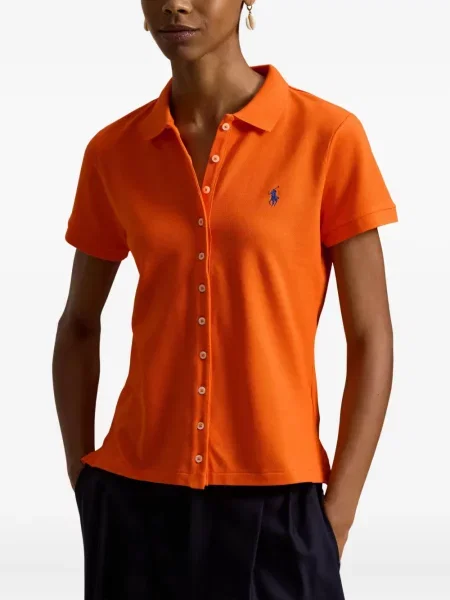 Polo Polo Ralph Lauren cu imagine portocaliu