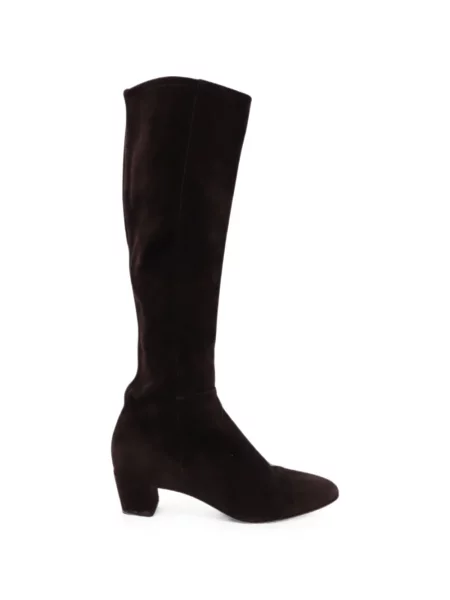 Cizme Gianvito Rossi din piele de căprioară maro