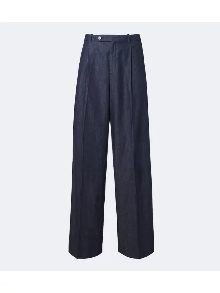 Pantaloni Jil Sander albastru