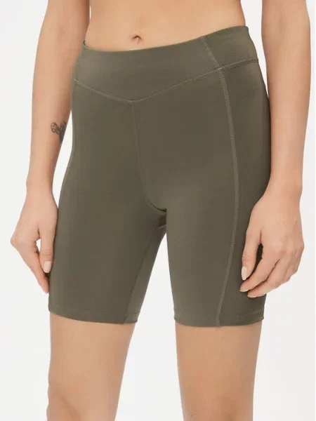 Reebok Спортни шорти Yoga Performance Каки Tight Fit