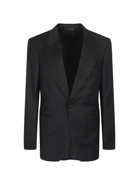 Jakna Tom Ford s reverom crna