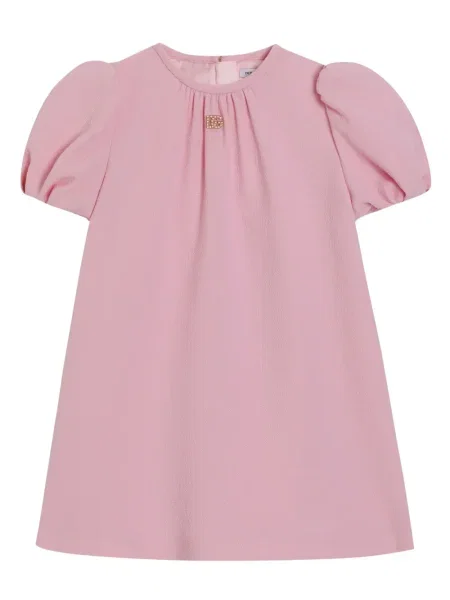 Dětské šaty Dolce & Gabbana růžové