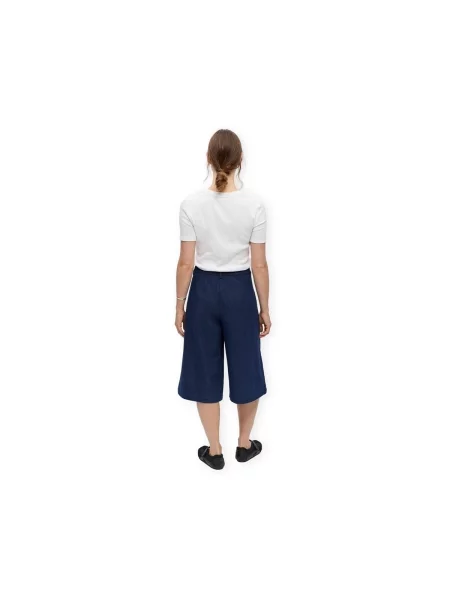 Pantaloni scurți din denim Object albastru