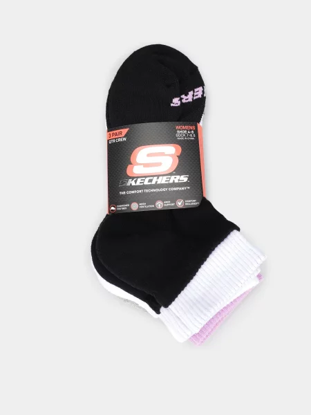 Skechers Набір шкарпеток Бавовна/поліестер чорний