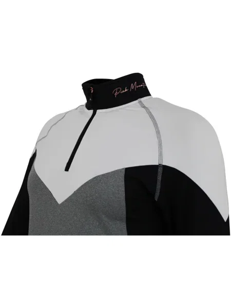 Tricou mânecă lungă Peak Mountain gri