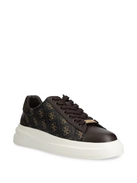Sneakerși Guess maro