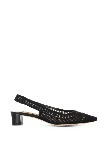 Pantofi cu toc Arteana plasă slingback negru