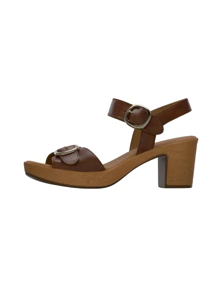 GABOR Páskové sandály hnědá