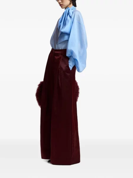 Pantaloni Essentiel Antwerp roșu