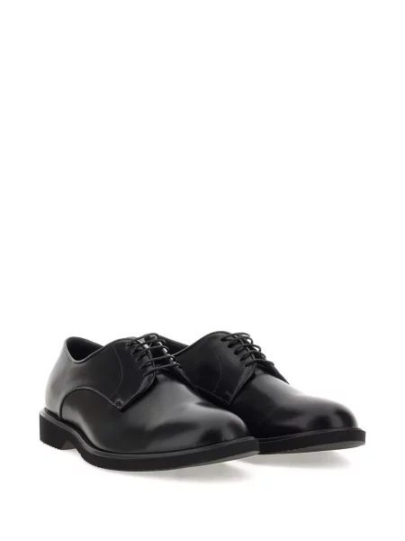 Pantofi derby Duca Heritage din piele negru