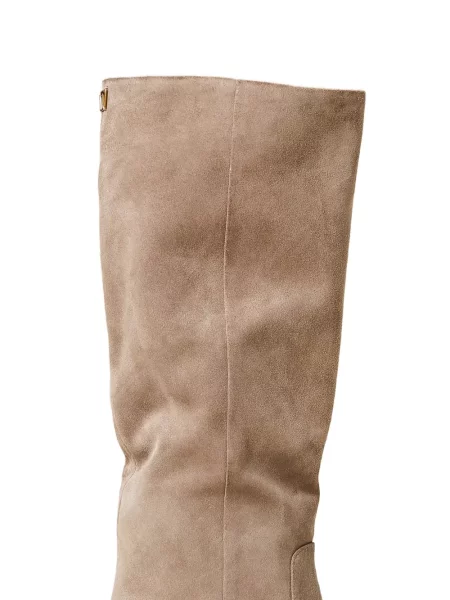 Cizme Twinset din piele de căprioară