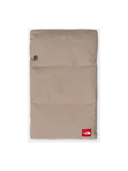 The North Face szalik puchowy Redbox gładki beżowy