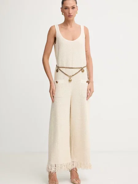 Elisabetta Franchi kombinezon beżowy