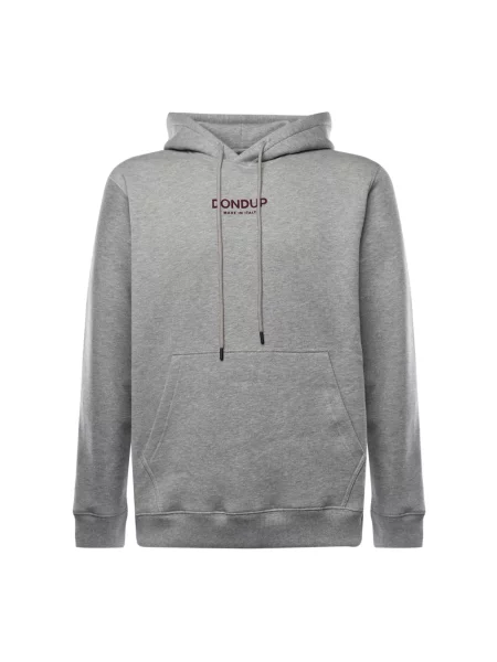 Bluza z kapturem Dondup z kapturem szara