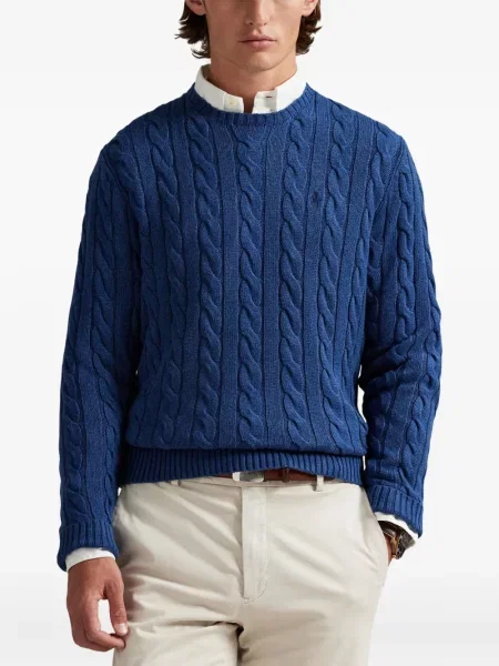 Șapcă Polo Ralph Lauren cu broderie din țesătură twill în carouri albastru