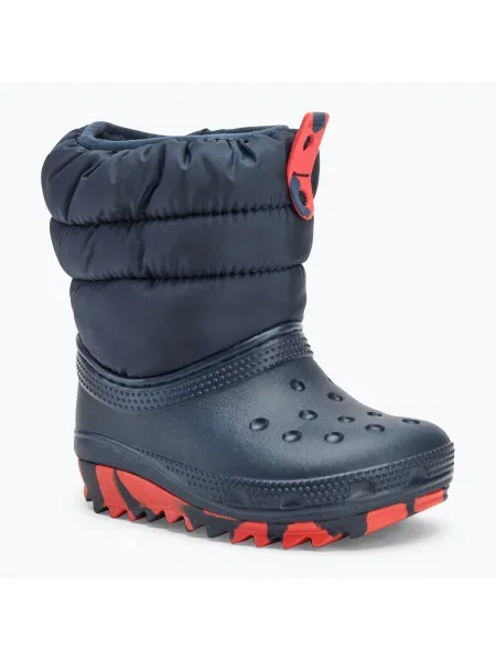 Ghete de zăpadă pentru copii Crocs Classic Neo Puff black negru