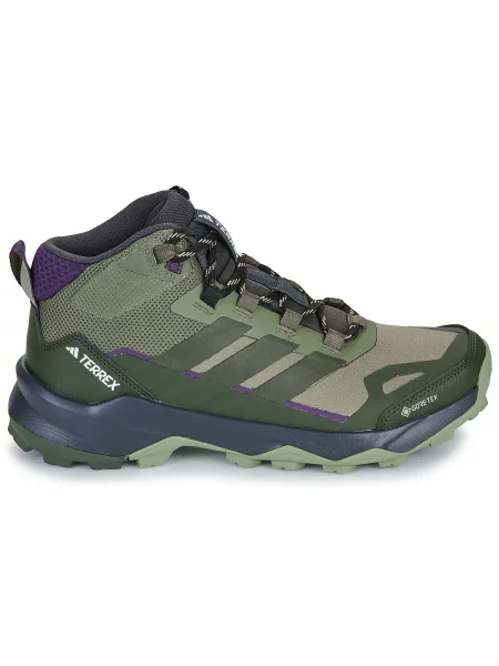 ADIDAS TERREX Kozačky SKYCHASER khaki / tmavě fialová zelené