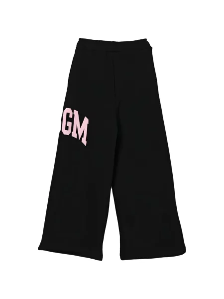 Spodnie dziecięce Msgm czarne