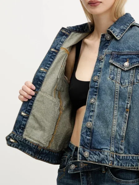 Джинсовая куртка Desigual синяя