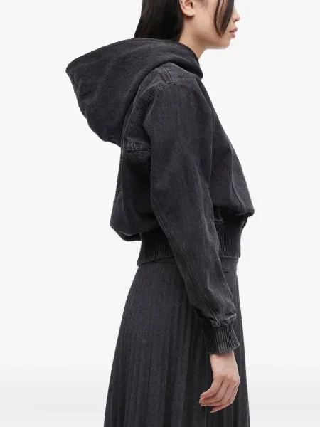 Суичър с качулка 3.1 Phillip Lim черно