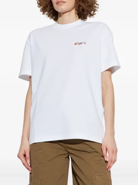 Tricou Off-white cu imagine alb