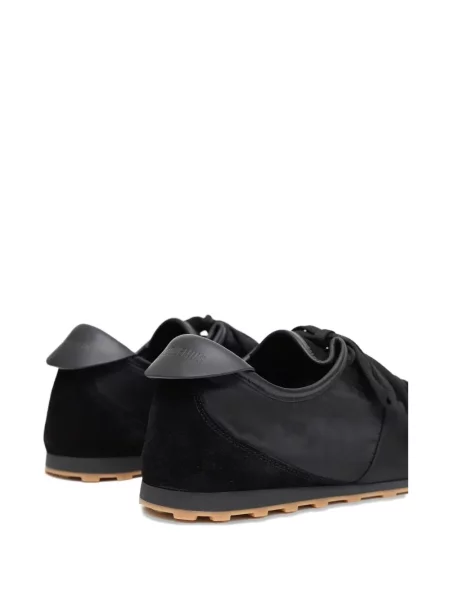 Sneakerși Jacquemus din piele de căprioară negru