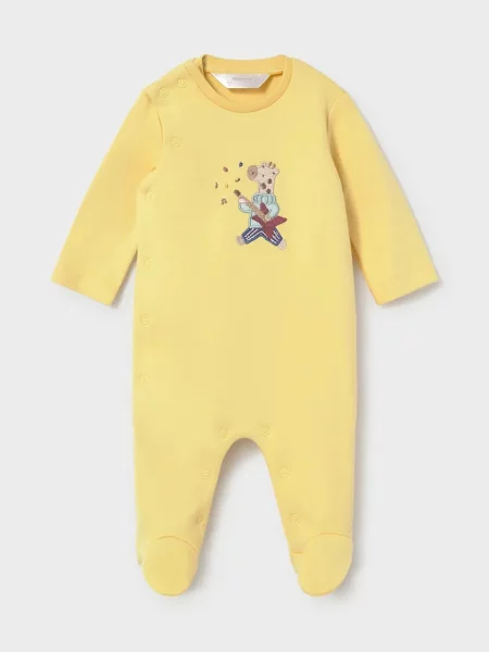 Mayoral Newborn kombinezon za bebe žuta