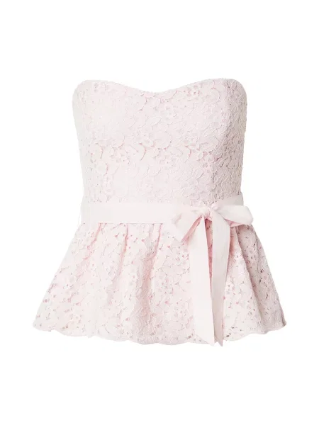 HOLLISTER Top pastel roz