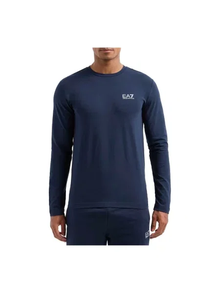 Tricou Ea7 Emporio Armani albastru