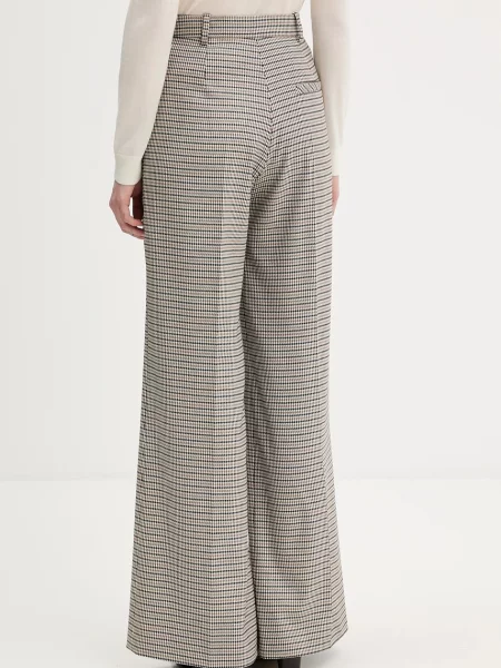 HUGO pantaloni Hasmina drept high waist negru
