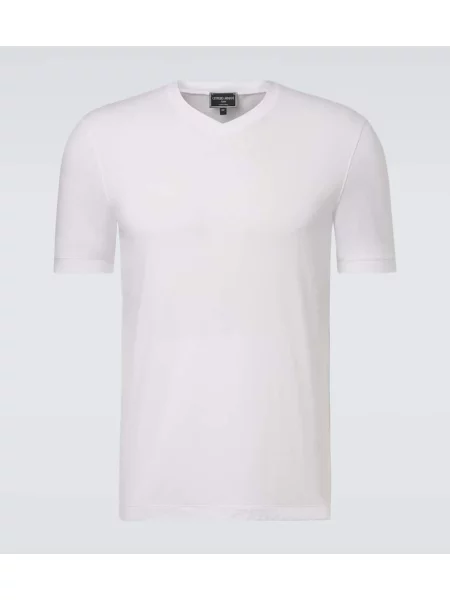 Jersey majica Giorgio Armani bela