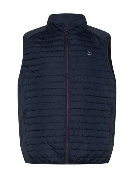 Jack & Jones Plus Brezrokavnik mornarska / svetlo siva