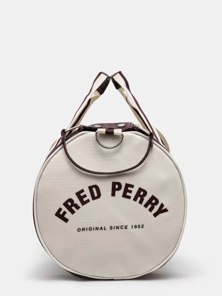 Fred Perry torba na ramię Classic Barrel Bag Mężczyźni Syntetyczny ONE SIZE czerwony