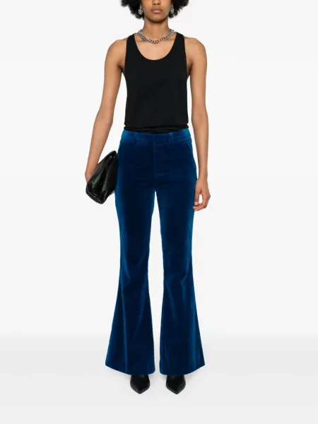 Platėjantys kelnės Zadig&voltaire velvetinės mėlyna