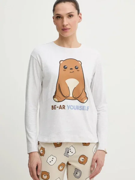 Піжама United Colors of Benetton сірий