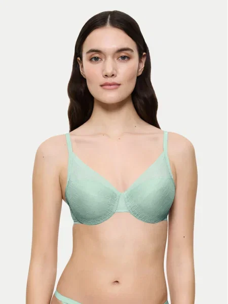 Triumph Sutien cu armătură Signature Sheer WHP EX verde