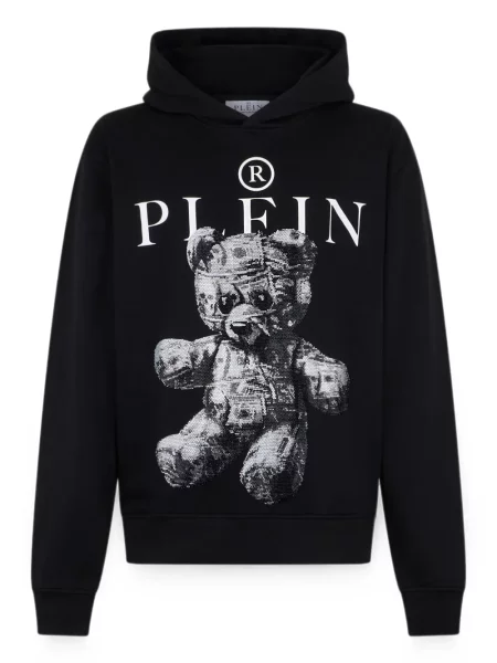 Αρκουδάκι hoodie Philipp Plein από ζέρσεϋ πέτρες μαύρο